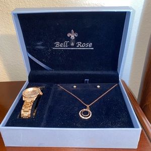 Bell + Rose Jewelry set